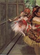 Edgar Degas Dancer at Background oil